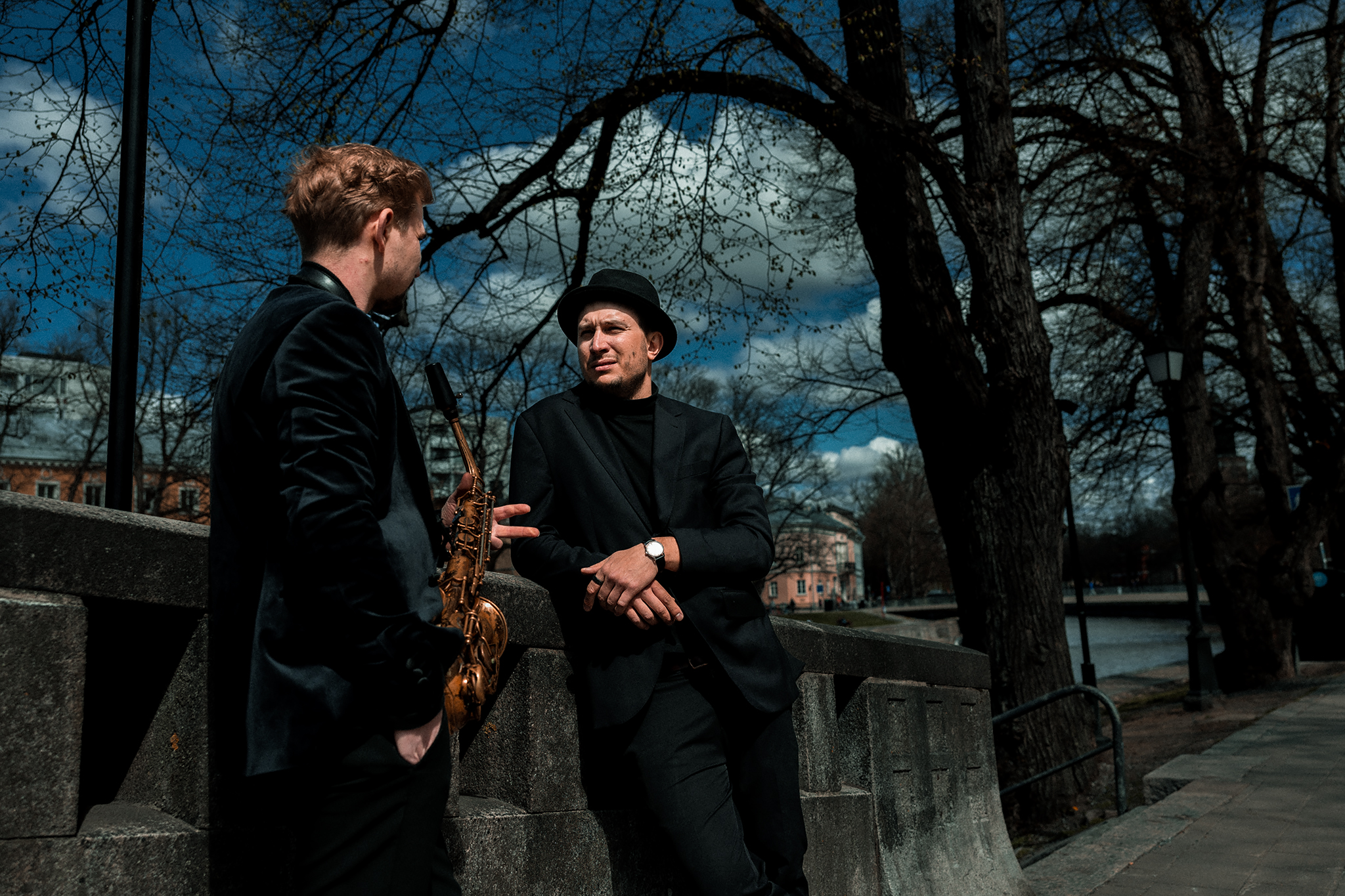 Dj-saksofoni duo. Jesse Mast ja Petteri Halme. Yritystilaisuudet, häät, tapahtumat.